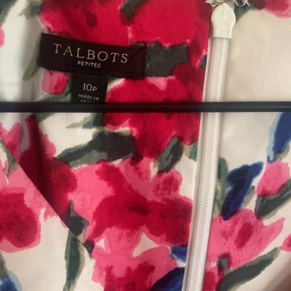 Talbots floral professional dress size 10p - Picture 3 of 6